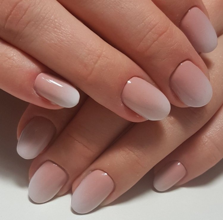 French with stretch for short nails